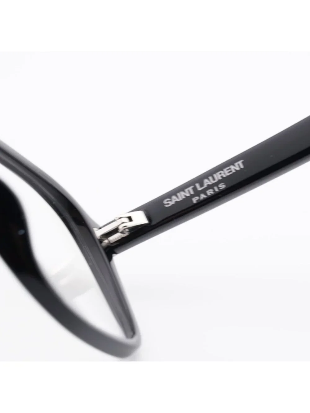 Saint Laurent SL545 OPT 001 Eyeglasses Shiny Black 58mm Square Frame